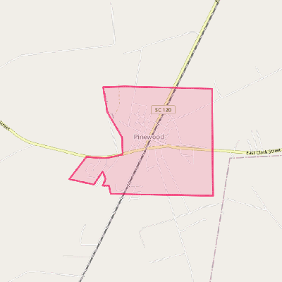 Map of Pinewood