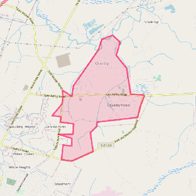 Map of Quinby