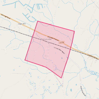 Map of Reevesville