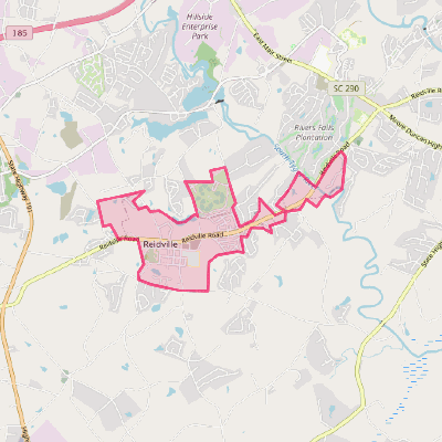 Map of Reidville