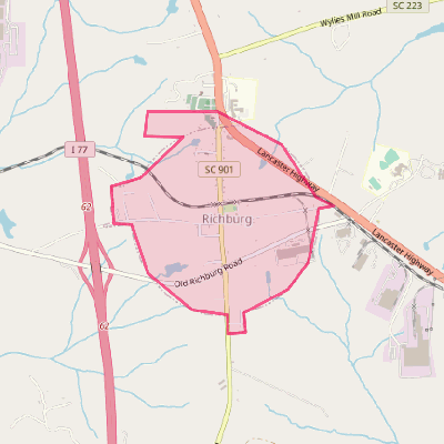 Map of Richburg