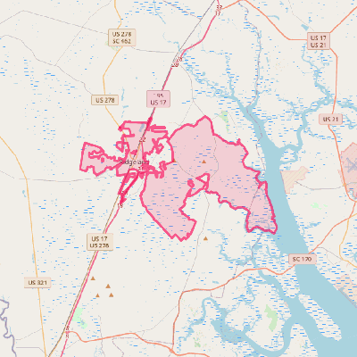 Map of Ridgeland