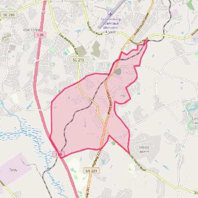 Map of Roebuck