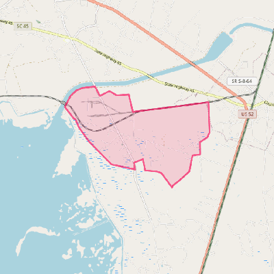 Map of Russellville