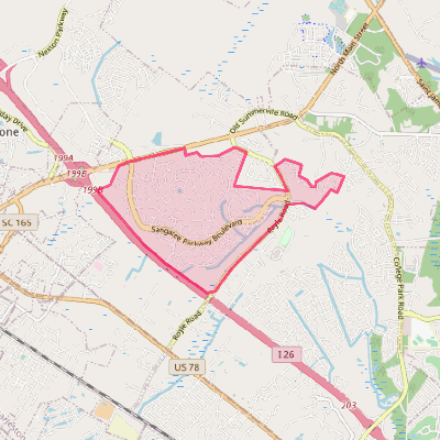 Map of Sangaree