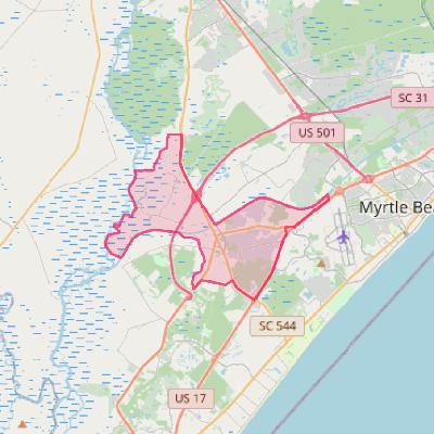 Map of Socastee