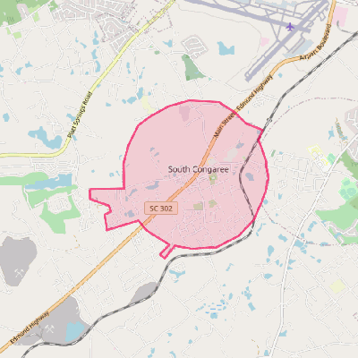 Map of South Congaree