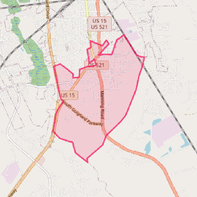 Map of South Sumter