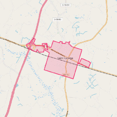 Map of St. George