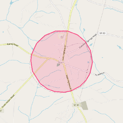 Map of Starr