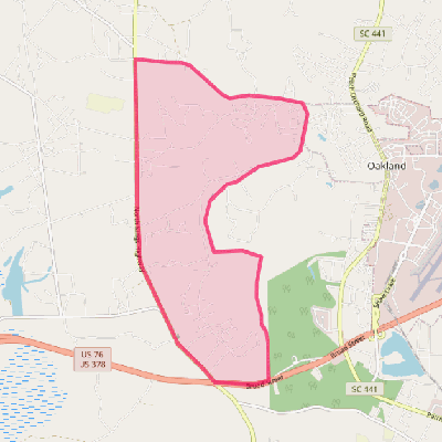 Map of Stateburg