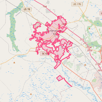 Map of Summerville