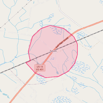 Map of Tatum