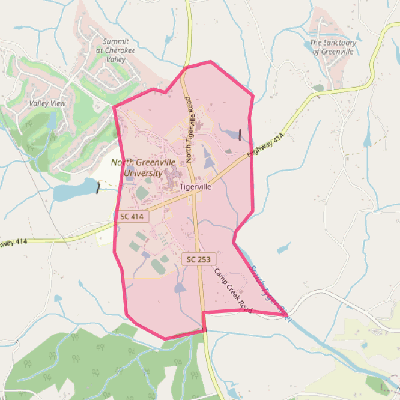 Map of Tigerville