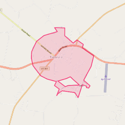 Map of Turbeville