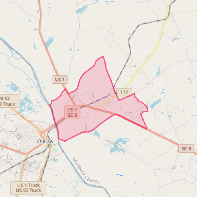 Map of Wallace