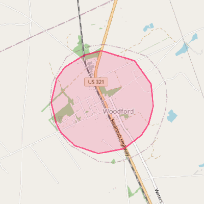 Map of Woodford
