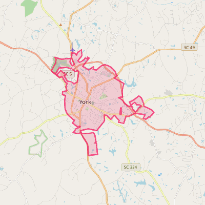 Map of York