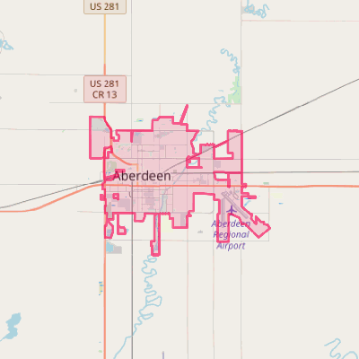 Map of Aberdeen