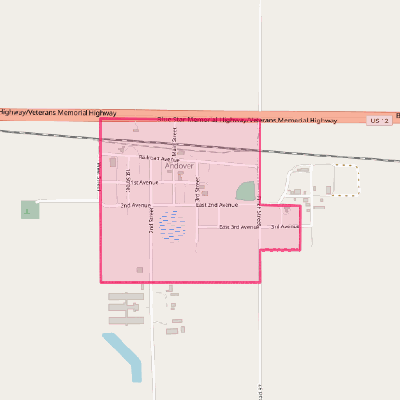 Map of Andover