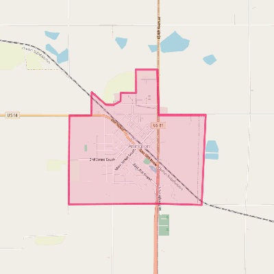 Map of Arlington