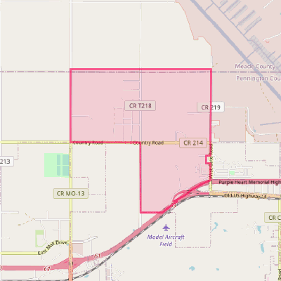 Map of Ashland Heights