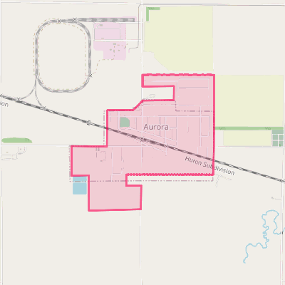 Map of Aurora