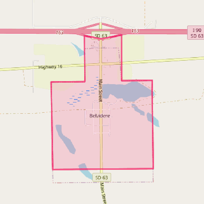 Map of Belvidere