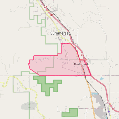 Map of Blackhawk