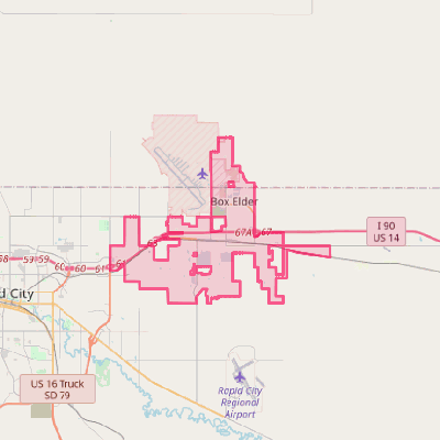 Map of Box Elder