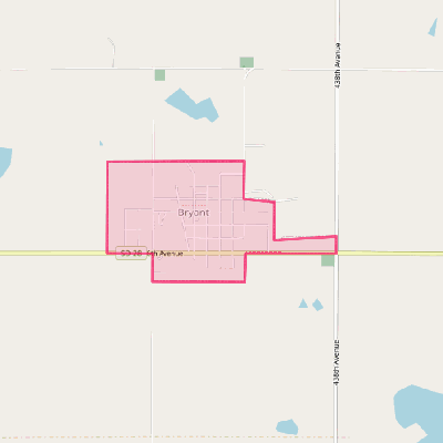 Map of Bryant