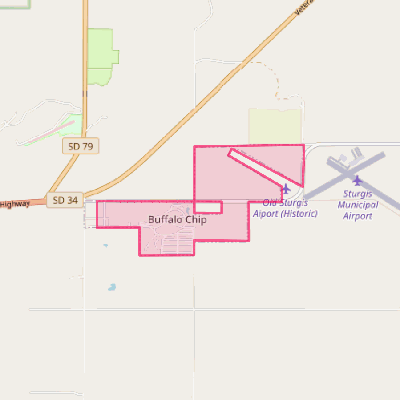 Map of Buffalo Chip