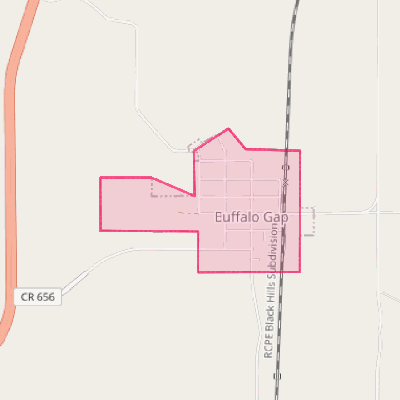 Map of Buffalo Gap