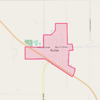 Map of Burke