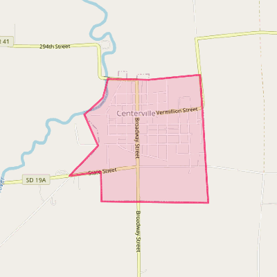 Map of Centerville