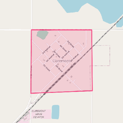 Map of Claremont