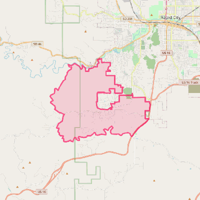 Map of Colonial Pine Hills