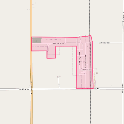 Map of Dimock