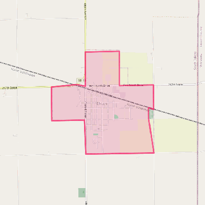 Map of Elkton