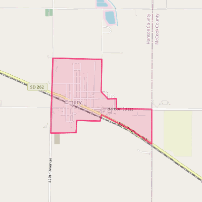 Map of Emery