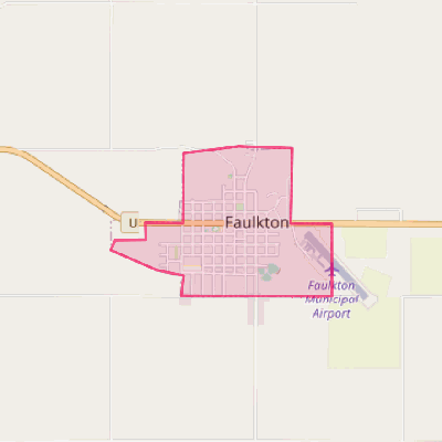 Map of Faulkton