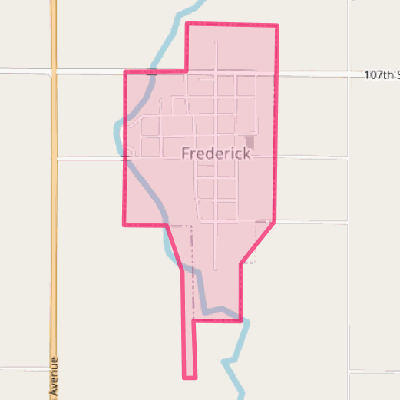 Map of Frederick