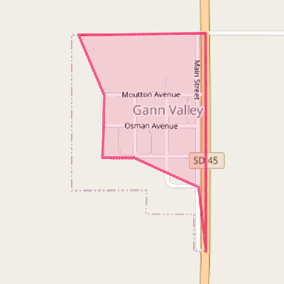 Map of Gann Valley