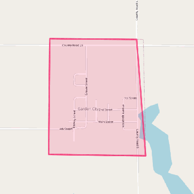 Map of Garden City