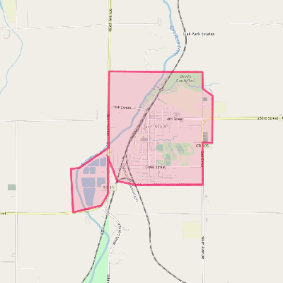 Map of Garretson