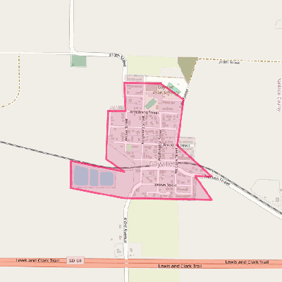 Map of Gayville