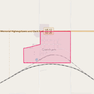 Map of Glenham