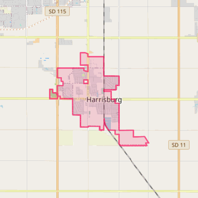 Map of Harrisburg