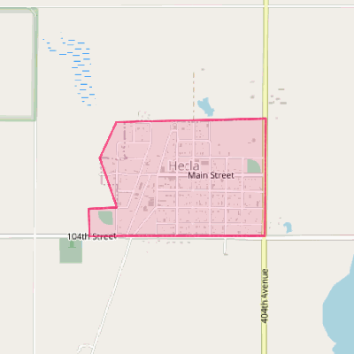 Map of Hecla