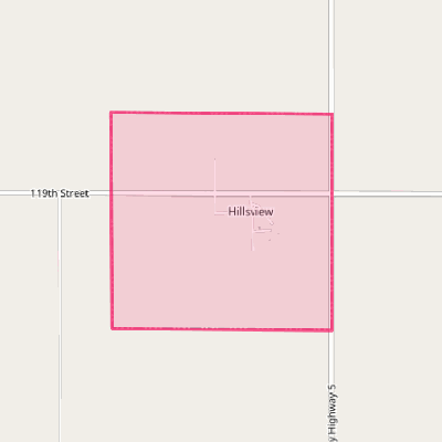 Map of Hillsview